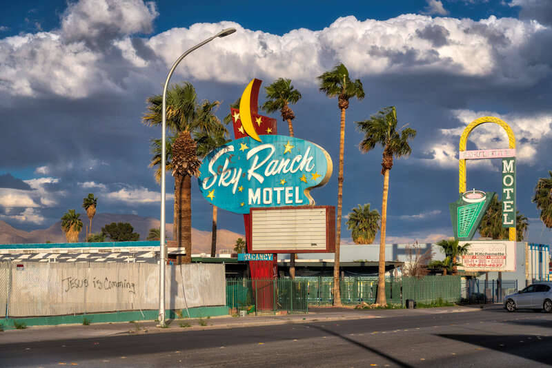 Sky Ranch Motel located in Las Vegas, Nevada.