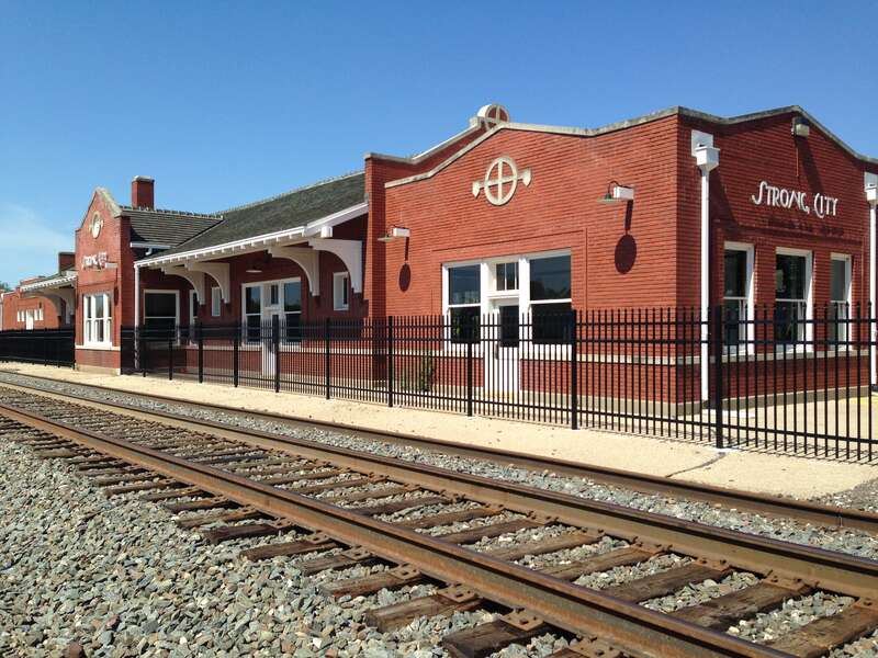 Strong City Atchison, Topeka, &amp;amp; Santa Fe Depot