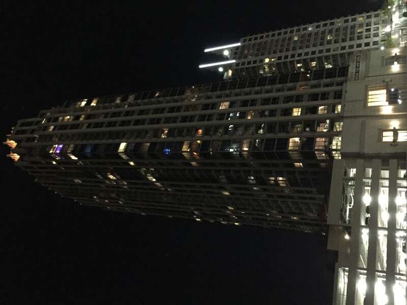 The Atlantic at night