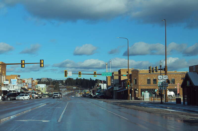 US385 North US16 East - SD89 North US16A East Signs.jpg
More photographs at https://www.flickr.com/photos/formulanone/