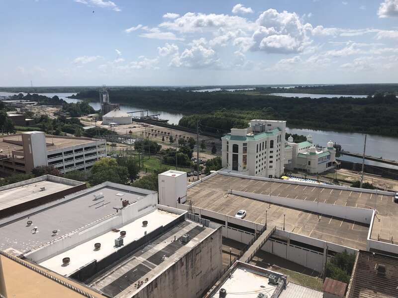 Image from Vicksburg, Mississippi, taken on July 4, 2018.
