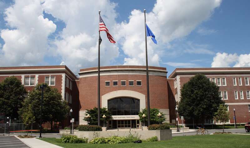 The Town Hall of West Hartford, Connecticut