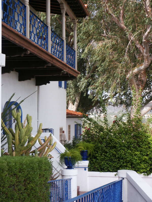Phoenix, Arizona: Wrigley Mansion balcony