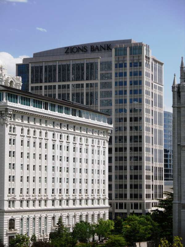 Zions Bank Tower and Joseph Smith Building