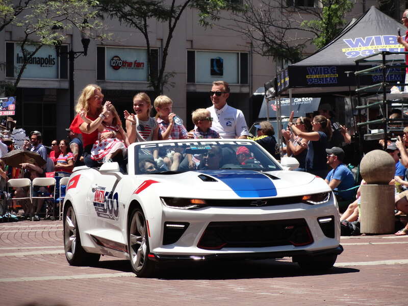 Ed Carpenter at the 2017 500 Festival Parade