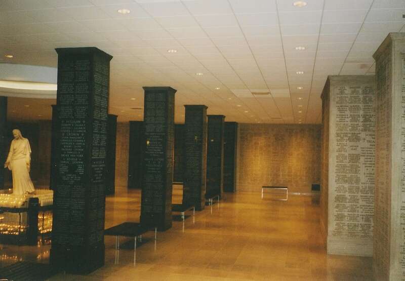 The interior of the Basilica of the National Shrine of the Immaculate Conception in Washington, D.C. (United States).