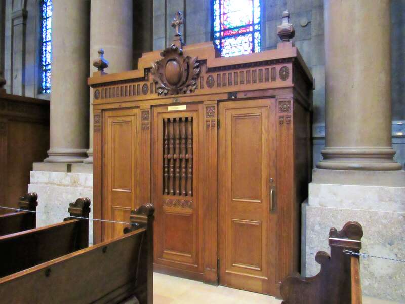 One of the confessionals in the Cathedral of Saint Paul in St. Paul, Minnesota.
