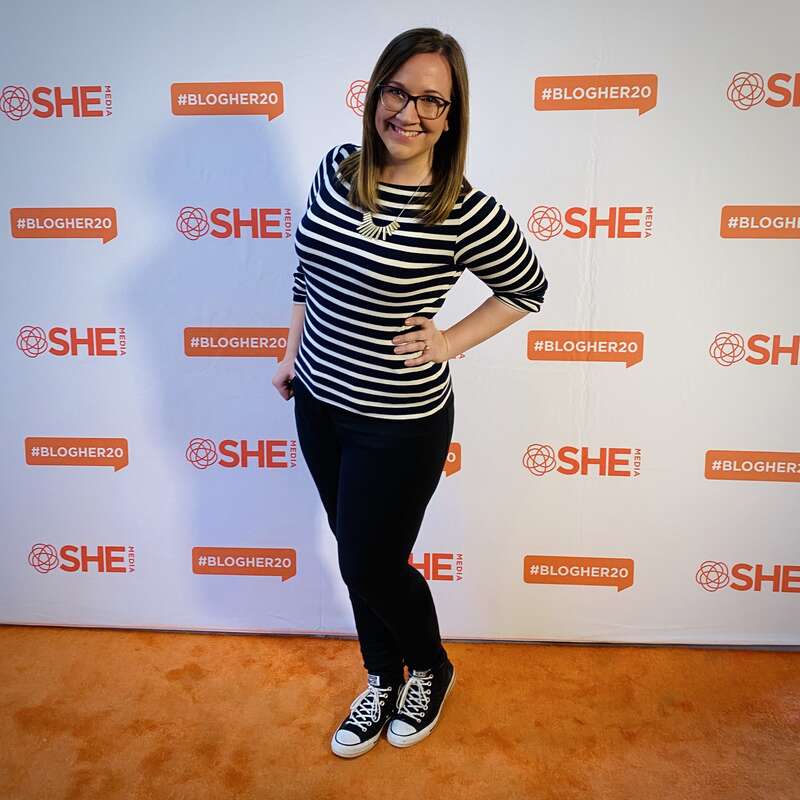 Dani Donovan at the BlogHer20 conference