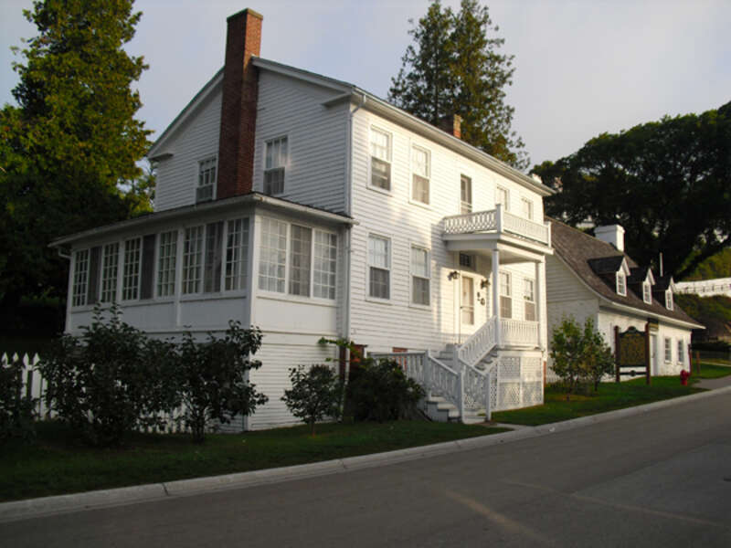 Mathew Geary house on Market Street, Mackinac Island, MI.