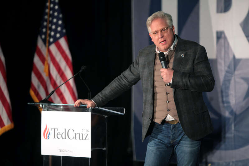 Glenn Beck speaking with supporters of U.S. Senator Ted Cruz after the results of the 2016 Nevada caucuses at his caucus night party at the Bill &amp;amp; Lillie Heinrich YMCA in Las Vegas, Nevada.

Please attribute to Gage Skidmore if used elsewhere.