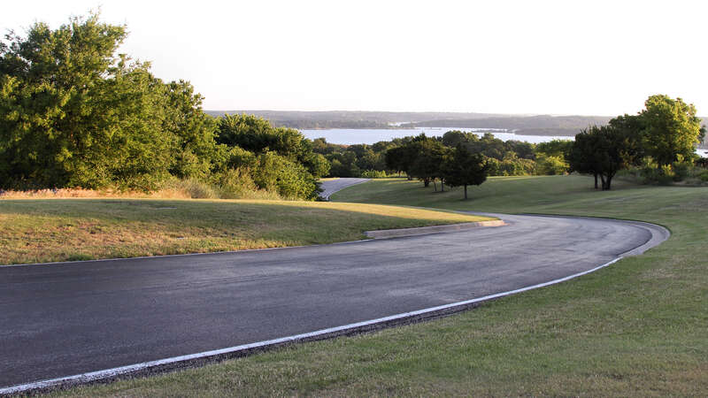 Lake of the Arbuckles as seen from the Chickasaw Retreat and Conference Center near Sulphur, Oklahoma, United States.