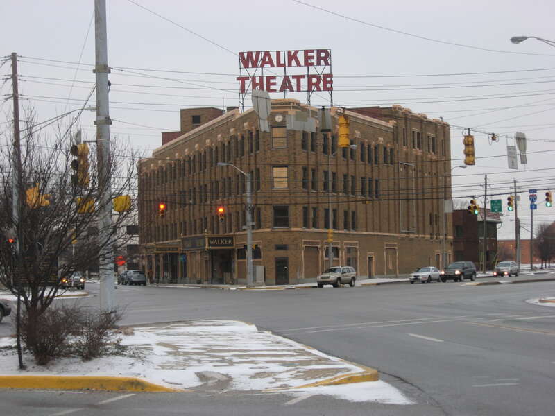 Front of the Madame C.J. Walker Manufacturing Company, located at 617 Indiana Avenue in Indianapolis, Indiana, United States.  Built in 1927, it has been designated a National Historic Landmark.