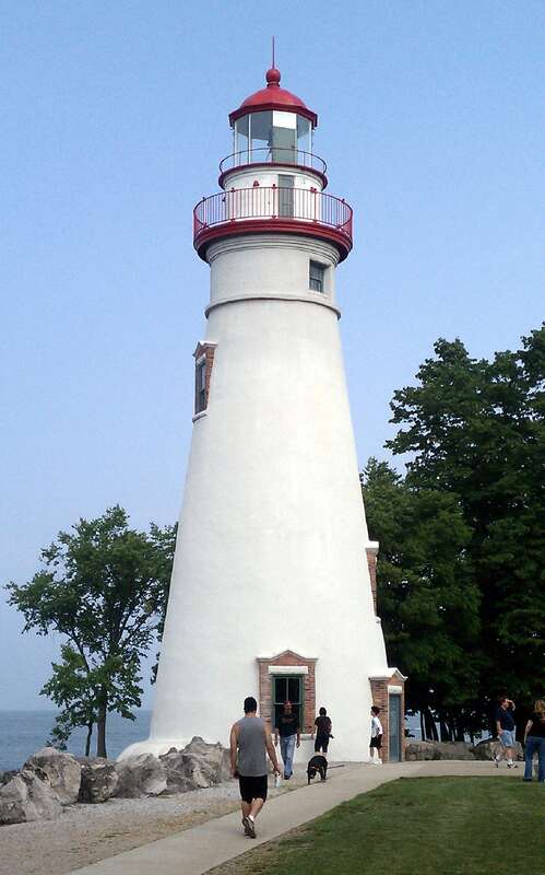 Marblehead Lighthouse in Marblehead, Ohio, USA