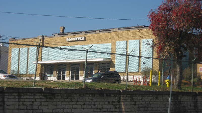 Front of the Coliseum at the Montgomery County Fairgrounds, located at 1043 S. Main Street (State Route 48) in Dayton, Ohio, United States.