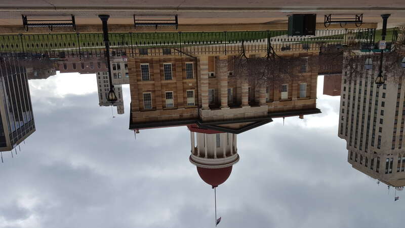 Photo of the Old State Capitol in Illinois taken on March 1, 2017.