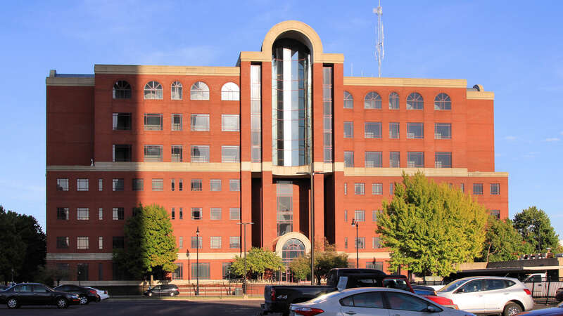 The Sangamon County Courthouse in Springfield, Illinois, United States.