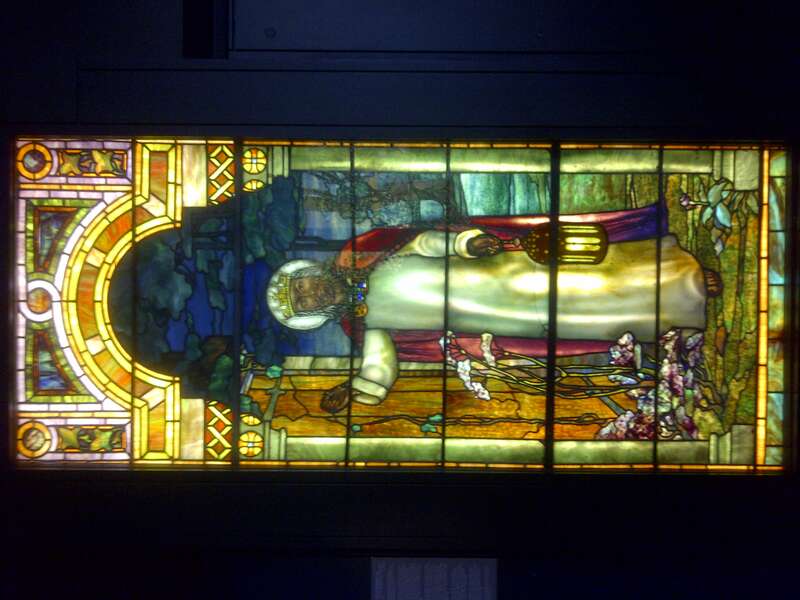 The most underappreciated attraction at Navy Pier is the Smith Stained Glass Museum, a quite respite from the carnival atmosphere of the rest of the pier.

It contains stained glass pieces that have been salvaged from remodeled and demolished