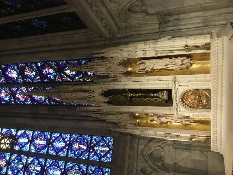 Interior of St Patrick’s Cathedral in December 2021