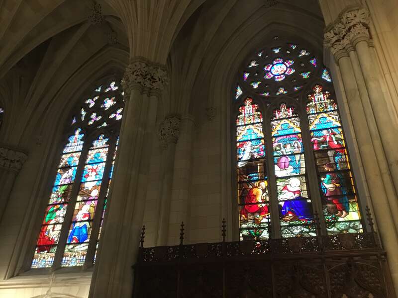 Interior of St Patrick’s Cathedral in December 2021