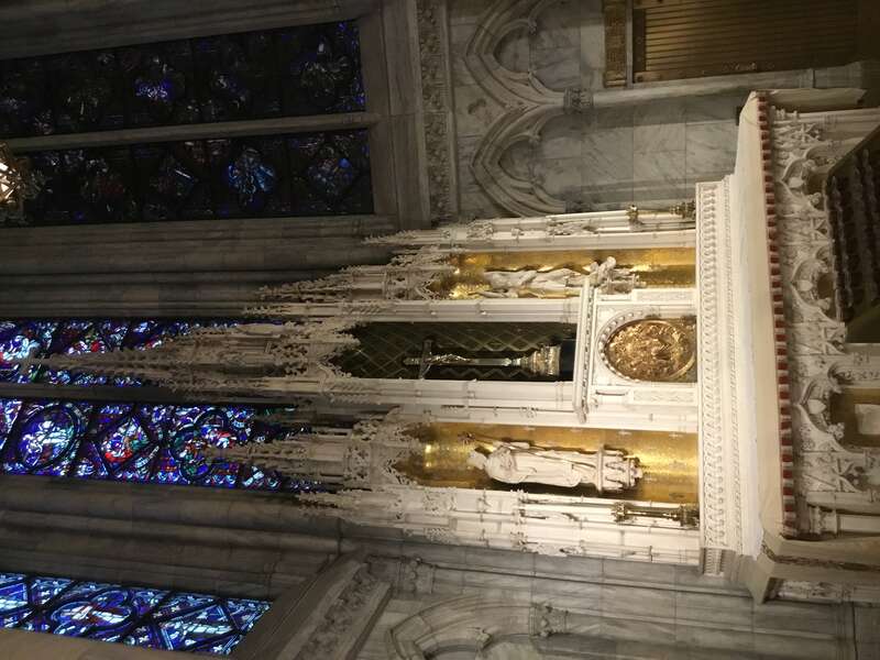 Interior of St Patrick’s Cathedral in December 2021