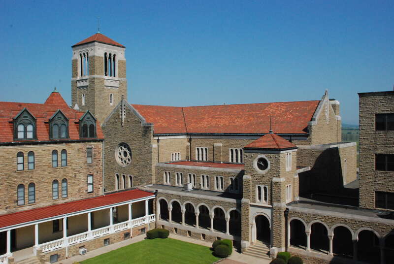 Subiaco Inner Court looking NW from the Roof
