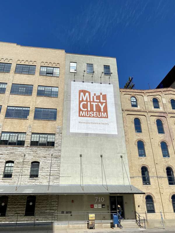 Built in 1879 as the Washburn A Mill, the ruins of this Italianate structure were once a large flour mill designed by William de la Barre for Cadwallader C. Washburn, whom operated a previous mill on the site starting in 1874, which was destroyed in