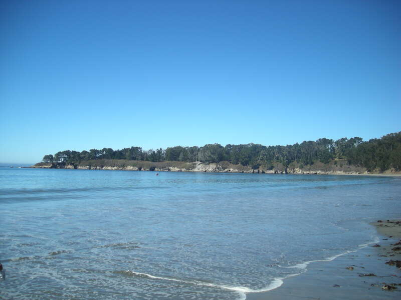 William Randolph Hearst Memorial State Beach along the Pacific Ocean in San Luis Obispo County, California (United States).