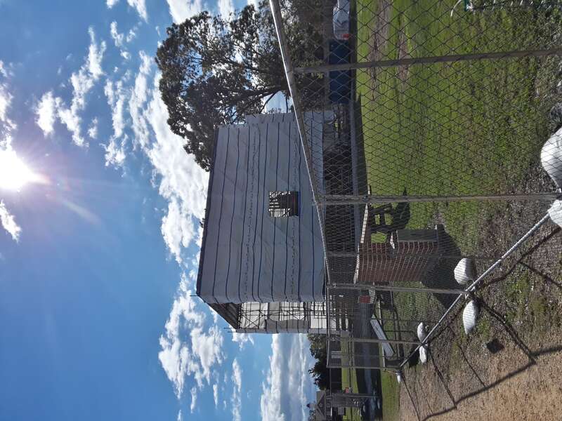 The Williamsburg Bray School being restored at its new location within Colonial Williamsburg