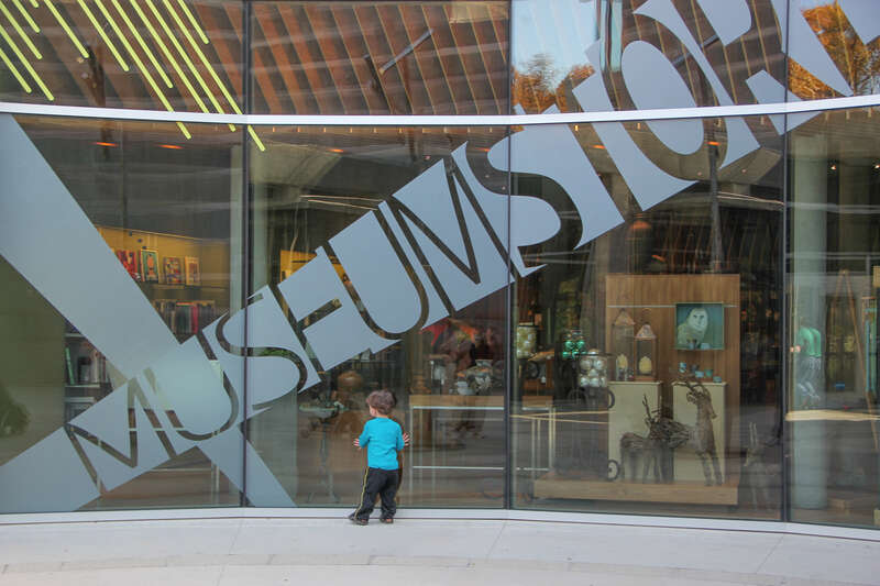 Window shopping at the Crystal Bridges Museum of American Art