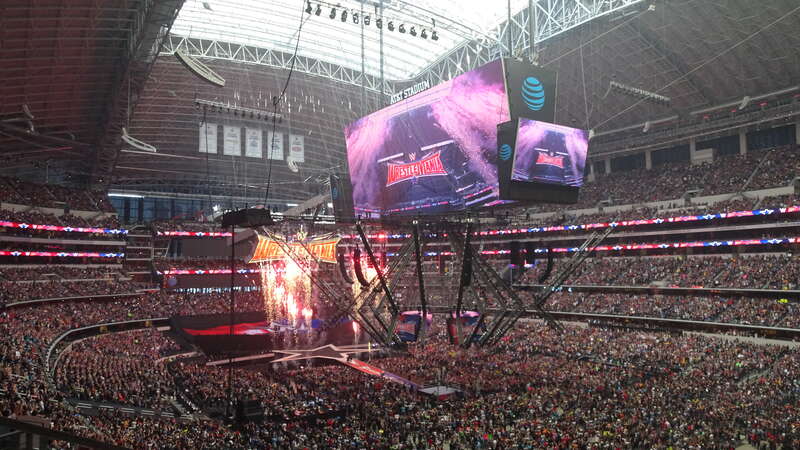 WrestleMania 32 was the thirty-second annual WrestleMania professional wrestling pay-per-view (PPV) event produced by WWE. It took place on April 3, 2016, at AT&amp;amp;T Stadium in Arlington, Texas. Twelve matches were contested on the card (with three