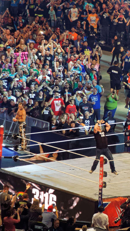 WrestleMania 32 was the thirty-second annual WrestleMania professional wrestling pay-per-view (PPV) event produced by WWE. It took place on April 3, 2016, at AT&amp;amp;T Stadium in Arlington, Texas. Twelve matches were contested on the card (with three