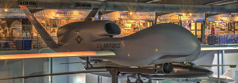 RQ-4A Global Hawk on display at the Museum of Aviation