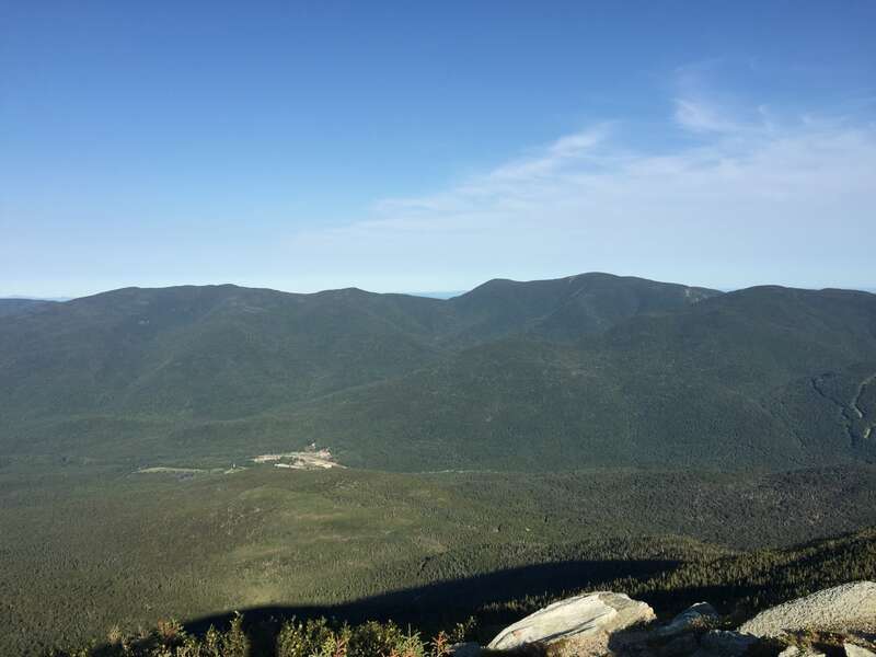 View east from the Mount Washington Auto Road at about mile 5.1 (about 4740 feet above sea level) in Thompson and Meserve's Purchase Township, Coos County, New Hampshire