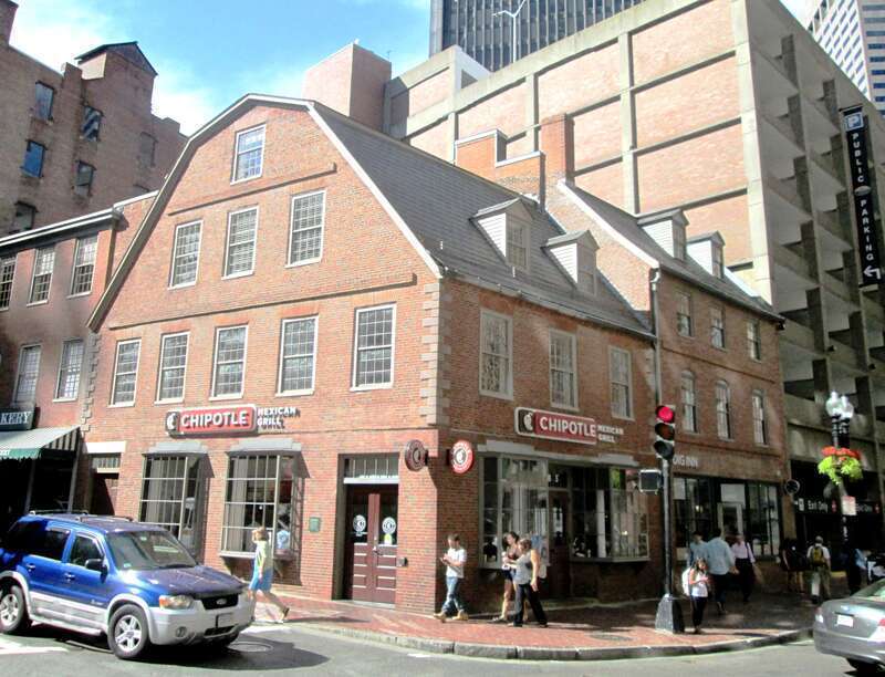 The Old Corner Bookstore is a historic commercial building located at 282 Washington Street at the corner of School Street in the historic core of Boston, Massachusetts. It was built in 1718 as a residence and apothecary shop, and first became a