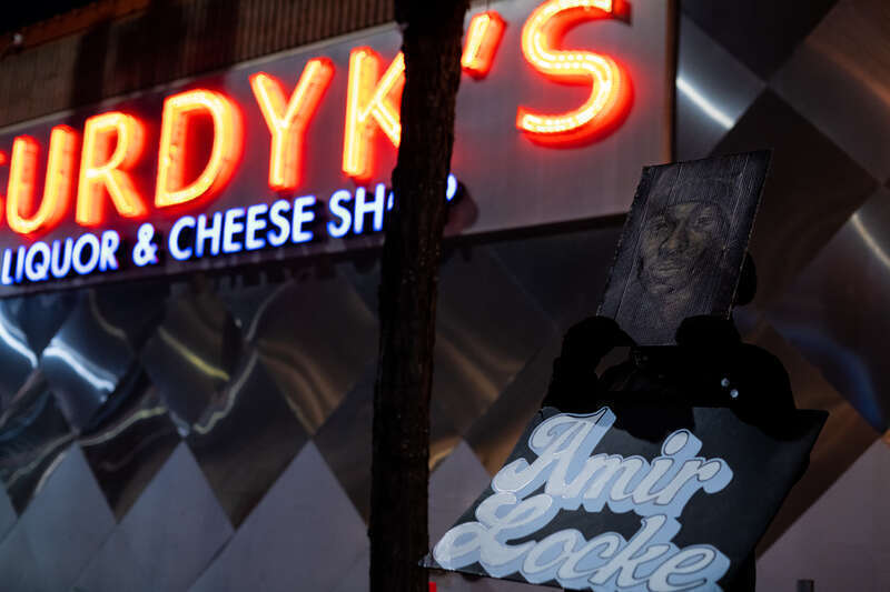 Protesters gathered outside the Minneapolis Mayor's home to listen to the youth speak. Many calling for justice for Amir Locke.

--
This image is part of a continuing series following the unrest and events in Minneapolis following the May 25th, 2020