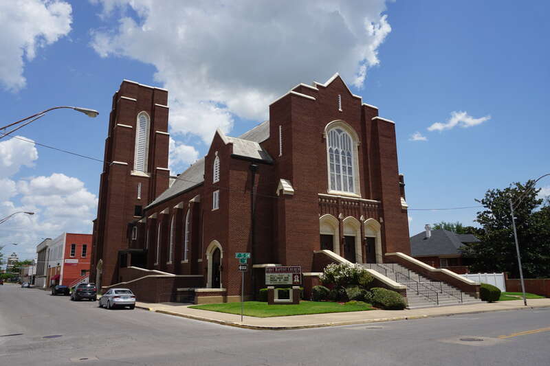 First Baptist Church in Ardmore, Oklahoma (United States).