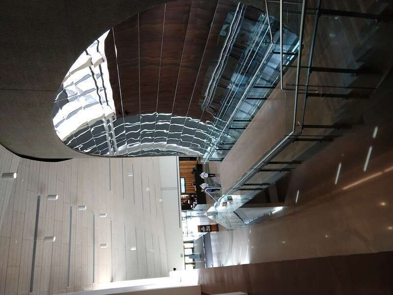 Exhibits and building at the newly opened Bell Museum of Natural History, Falcon Heights, Minnesota, on the University of Minnesota St. Paul campus.