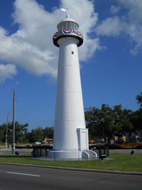 Biloxi lighthouse, June 2010, Biloxi, Mississippi, USA.