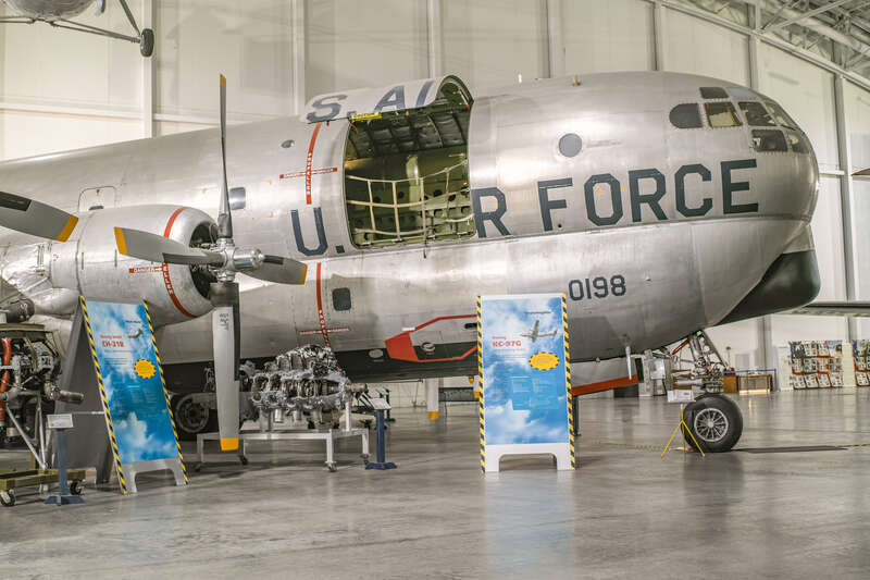 c/n 16980. US military serial 53-0198. Built as KC-97G-29-BO. On display at Strategic Air Command &amp;amp; Aerospace Museum, Ashland, Nebraska, USA. 7th April 2018