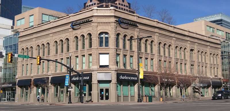 Brooks Arcade The modern state of Brooks Arcade in downtown Salt Lake City, Utah. Only the facade is original, which extreme renovation caused it to be delisted as a history building.