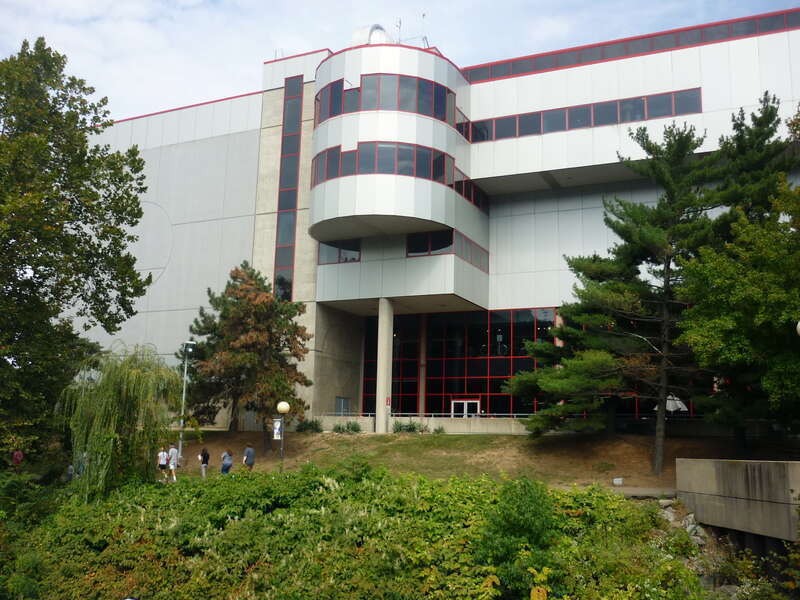 Carnegie Science Center, Pittsburgh, PA, a view from the Ohio River.