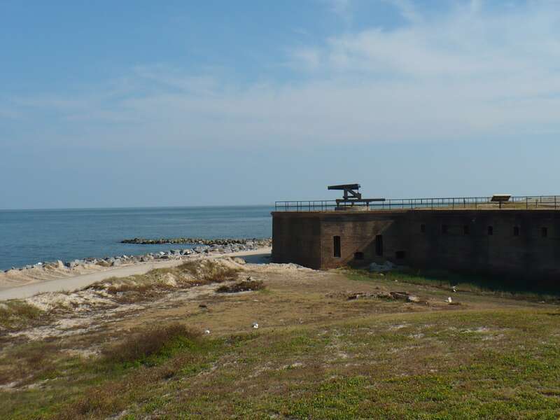 Fort Gaines on Dauphin Island, Alabama.