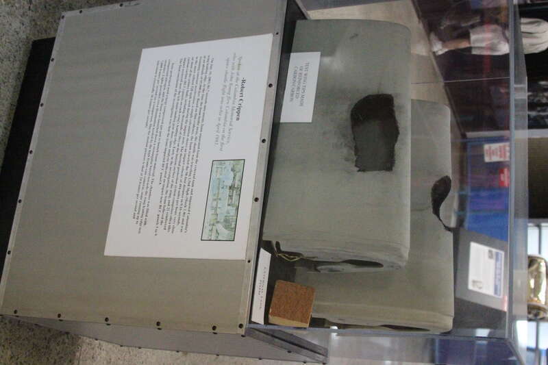 The Space Shuttle Columbia disintegrated on reentry because a block of foam fell from the External Tank onto the reinforced carbon-carbon wing-leading edge of the Space Shuttle.  After the disintegration, engineers demonstrated the damage that could