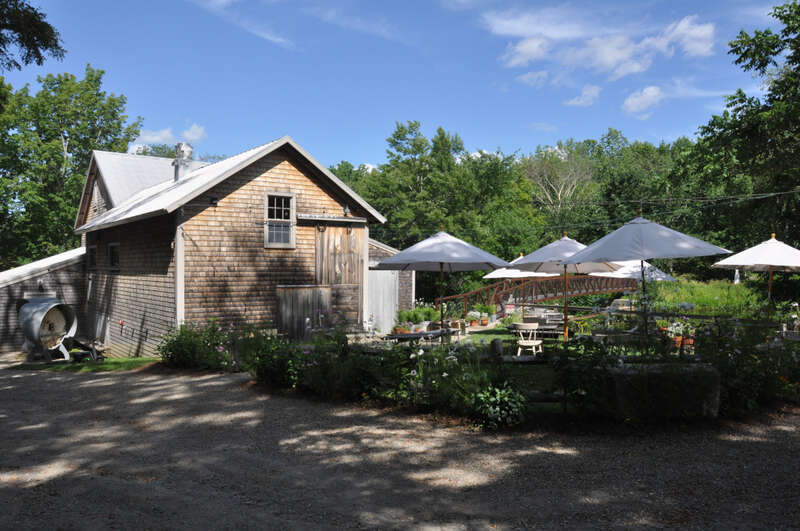 Mill at Freedom Falls, now housing the restaurant The Lost Kitchen, Freedom, Maine