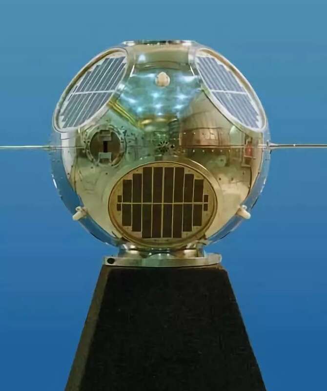 GRAB satellite model on display at the National Cryptologic Museum, Annapolis Junction, Maryland, United States