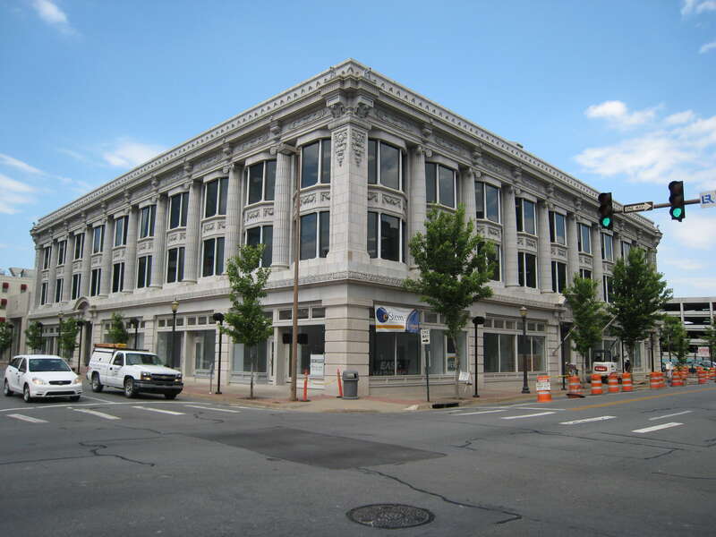 The Gazette Building, registered on the National Register of Historic Places in 1976, located in downtown Little Rock, Arkansas.