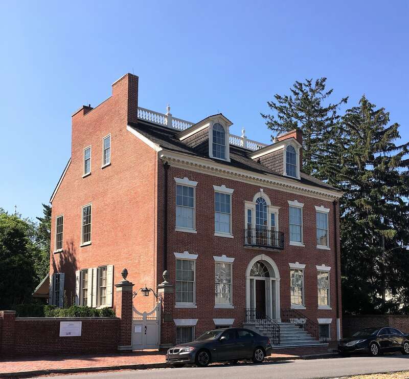 Federal-style mansion of George Read, Jr. of New Castle, Delaware.