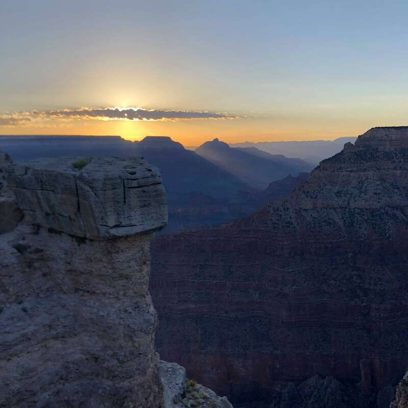 sunrise at grand canyon