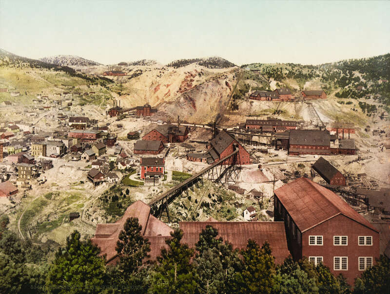 The Homestake Mine, a deep underground gold mine located near Lead, South Dakota.