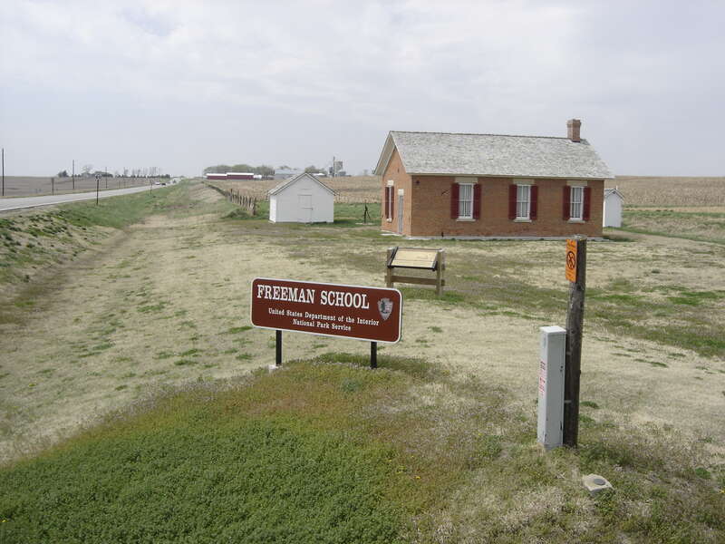The Freeman School, part of the en:Homestead National Monument of America, built in en:1872.